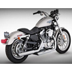 VANCE&HINES ツインスラッシュ スリップオンマフラー クローム