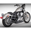 VANCE&HINES ツインスラッシュ スリップオンマフラー ブラック