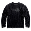 Long-Sleeve Waffle-Knit Shirt