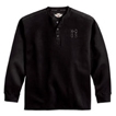 Long-Sleeve Waffle Knit Henley