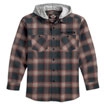 Plaid Shirt with Hood