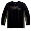 Long-Sleeve Colorblock Knit Shirt