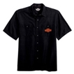 Short Sleeve Textured Woven Shirt
