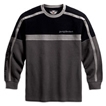 Long-Sleeve Knitshirt Colorblock