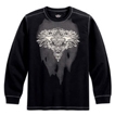 Long-Sleeve KnitShirt with Large Graphics