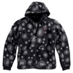 Circle Point Hooded Windproof Fleece