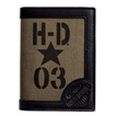 Canvas Tri-Fold Wallet