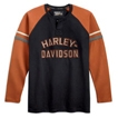 Long-Sleeve Raglan Henley
