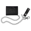 Skull Tri-Fold Short Biker Wallet