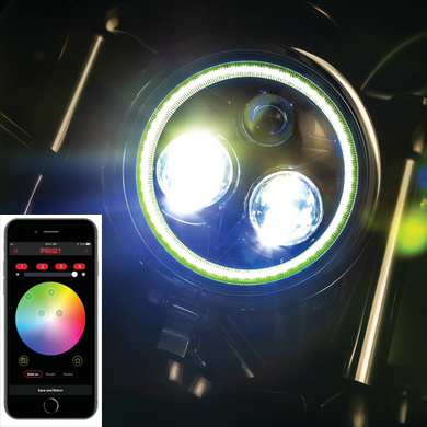 Orbit PRISM+ 5-3/4”LEDヘッドライト Multi-Color Halo