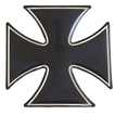 Large Black Cross Medallion