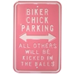 Steel Signs Biker Chick