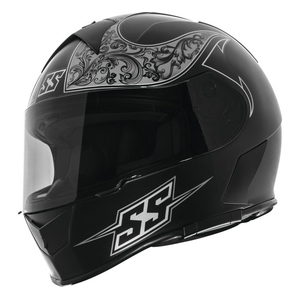 SS900 Scrolls Helmet MatteBlack/Gray