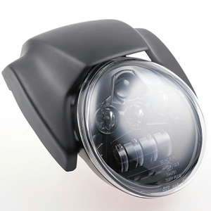 ナイトロッドスタイル ヘッドライトカバー＆LEDヘッドライトセット