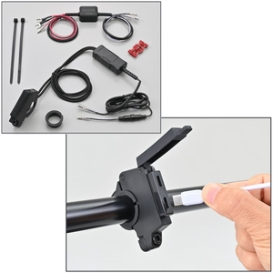 バイク専用電源 スレンダーUSB Type-C+Type-C（PD3.0/PD3.0）