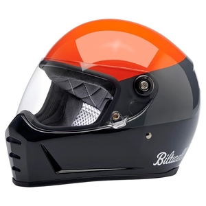 LANE SPLITTER ECE R22.05 フルフェイスヘルメット - PODIUM GLOSS ORANGE/GREY/BLACK