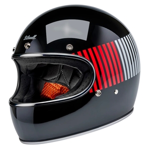GRINGO ECE R22.06 フルフェイスヘルメット - RACEFLOW GLOSS BLACK/RED/WHITE/BLUE