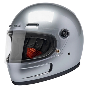GRINGO SV ECE R22.06 フルフェイスヘルメット - GLOSS SILVER