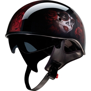 VAGRANT ハーフヘルメット Red Catrina