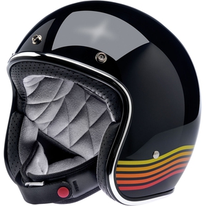 BONANZA ジェットヘルメット - GLOSS BLACK SPECTRUM