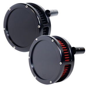 BA エアクリーナー スリム ソリッドカバー ブラック