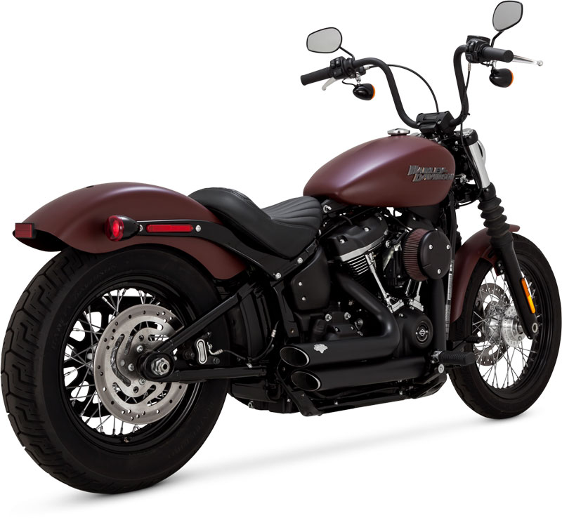 VANCE&HINES ショートショット スタッガード ブラックVANCE&HINES