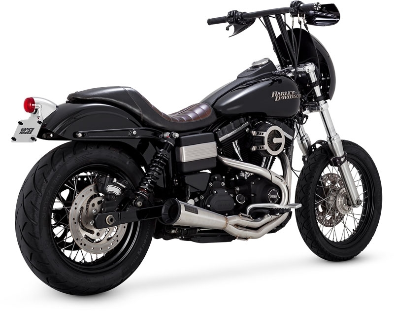 VANCE＆HINES ステンレス UPSWEEP 2in1マフラーVANCE＆HINES(バンス