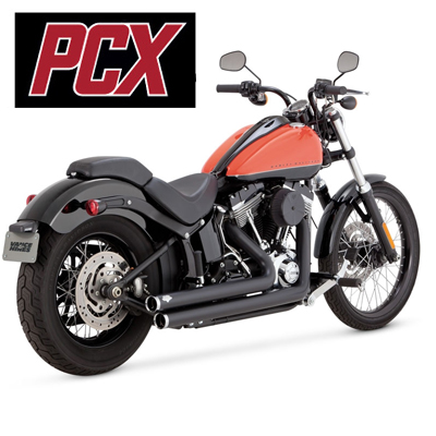 【PCX搭載】VANCE＆HINES ビッグショット スタッガード ブラック