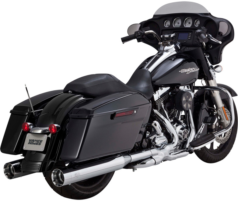 VANCE＆HINES OVERSIZE 450 スリップオンマフラー ツーリングモデル用 ...