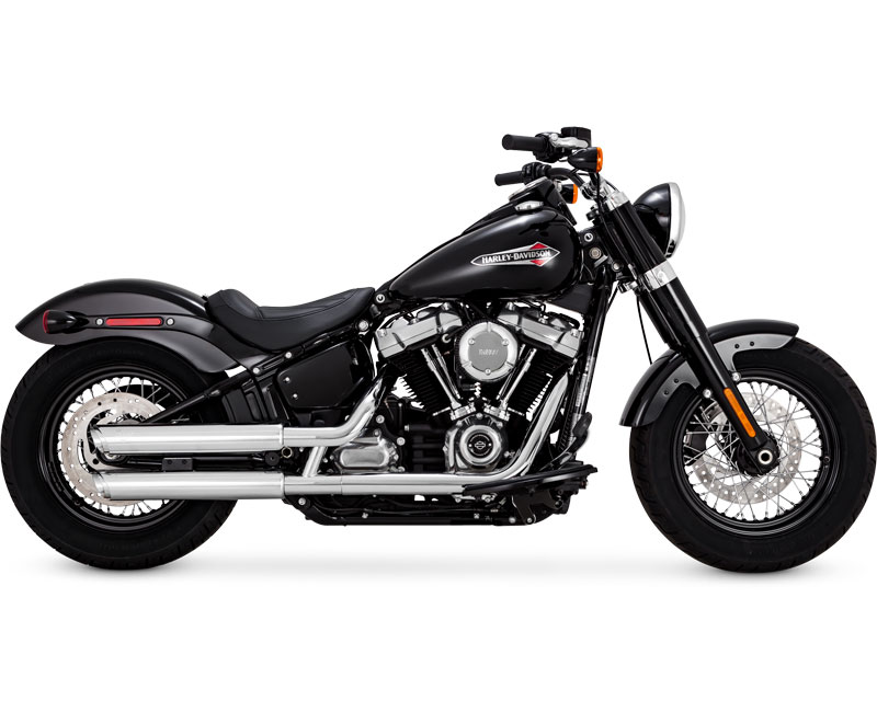 VANCE＆HINES ツインスラッシュ スリップオンマフラー クローム