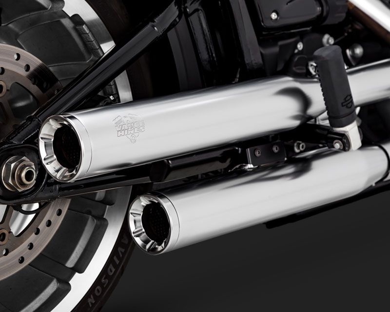 VANCE&HINES ELIMINATOR 300 スリップオンマフラー サテンクローム ...
