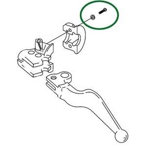 クラッチ＆ブレーキコントロールクランプハーフ スクリューキット