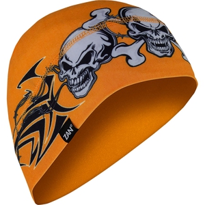 SPORTFLEX ヘルメット ライナー/ビーニー Orange Tribal Skull