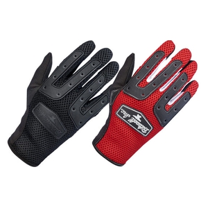 Anza Gloves -Black & Red/Black -