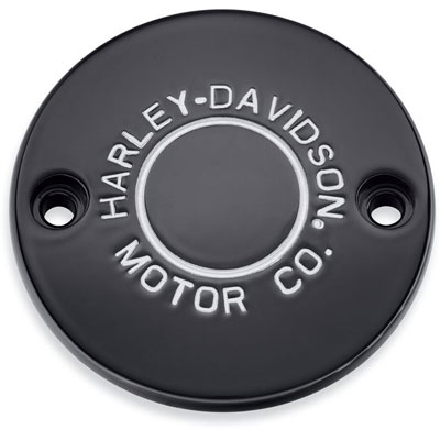 H-D MOTOR CO.ロゴ・タイマーカバー グロスブラック