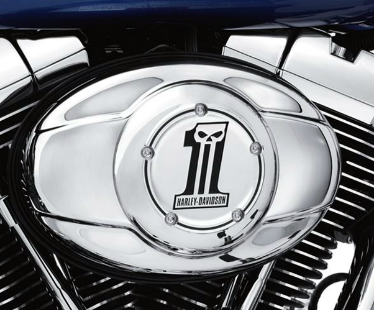 27956-10 ＃1スカル・エアクリーナートリム Harley Davidson(ハーレー 
