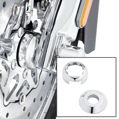 66441-05 フォークカバーサイドパネル・クロームHarley Davidson