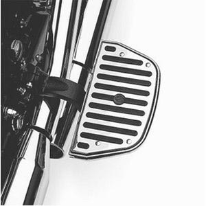 50176-95 クローム＆ラバー ライダーフットボードインサート Harley 