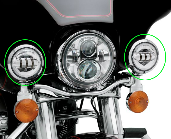 LED オグジュアリー フォグライト - Harley Davidson | アンバーピース