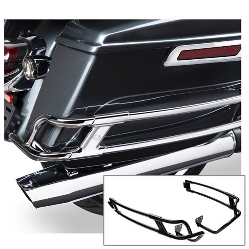 サドルバッグ ガードレール