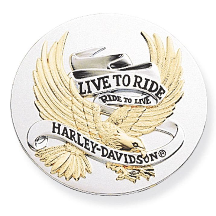 90t 90t Live To Ride ロゴメダリオン Harley Davidson ハーレーダビッドソン ハーレー パーツ通販のアンバーピース