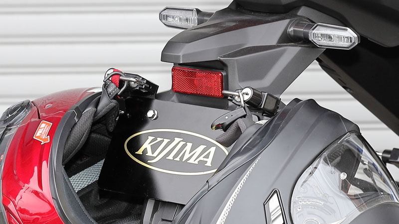 ヘルメットロック ナンバーツイン フック付 KIJIMA(キジマ) | ハーレーパーツ通販のアンバーピース
