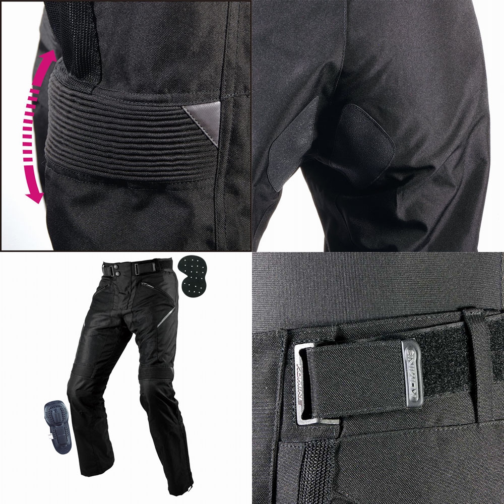 MEN'S PK-743 プロテクトライディングメッシュパンツ KOMINE(コミネ ...