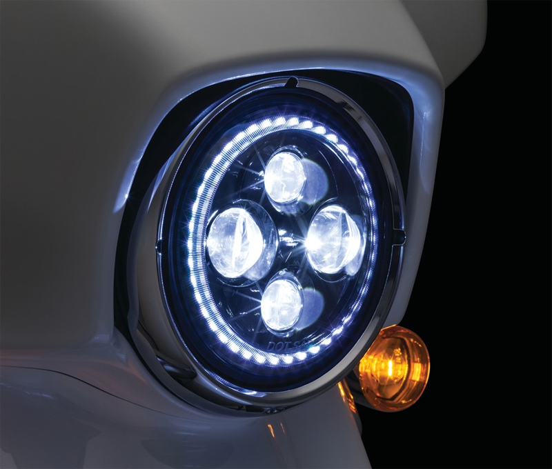 Orbit Prism 7”LEDヘッドライト White Halo