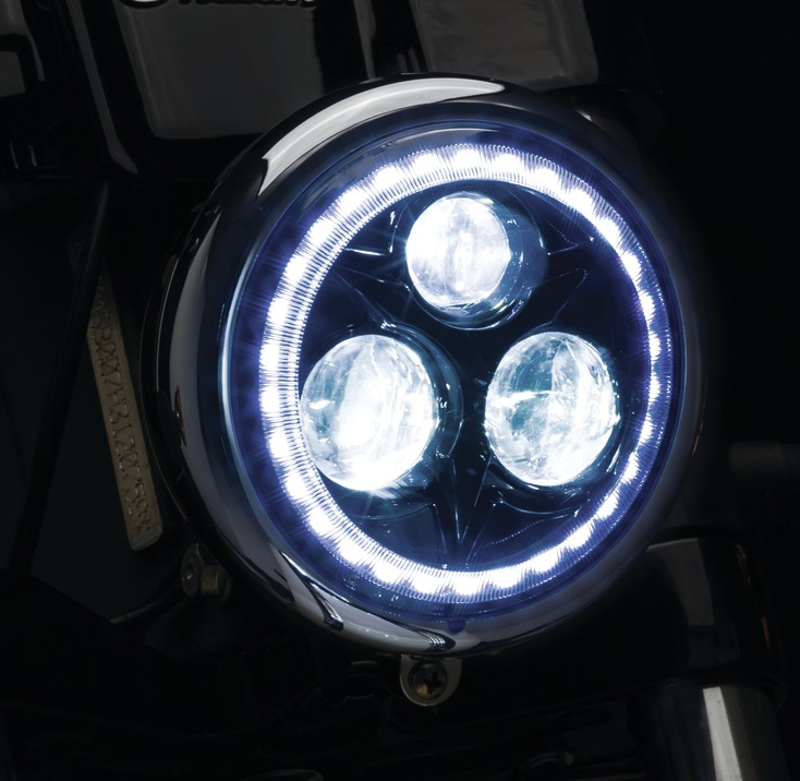 Orbit Prism 5-3/4”LEDヘッドライト White Halo