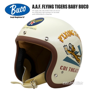 BUCO ジェットヘルメットBUCO A.A.F. FLYING TIGERS
