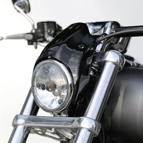 ヘッドライトキャップ ブラック