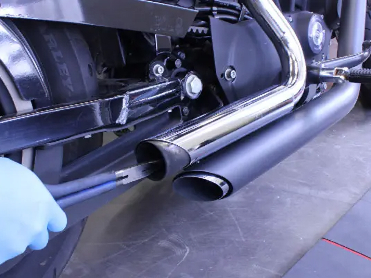 標準バッフルを引き抜く