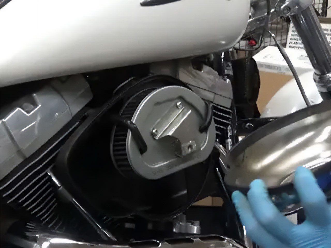 エアクリカバーを外す