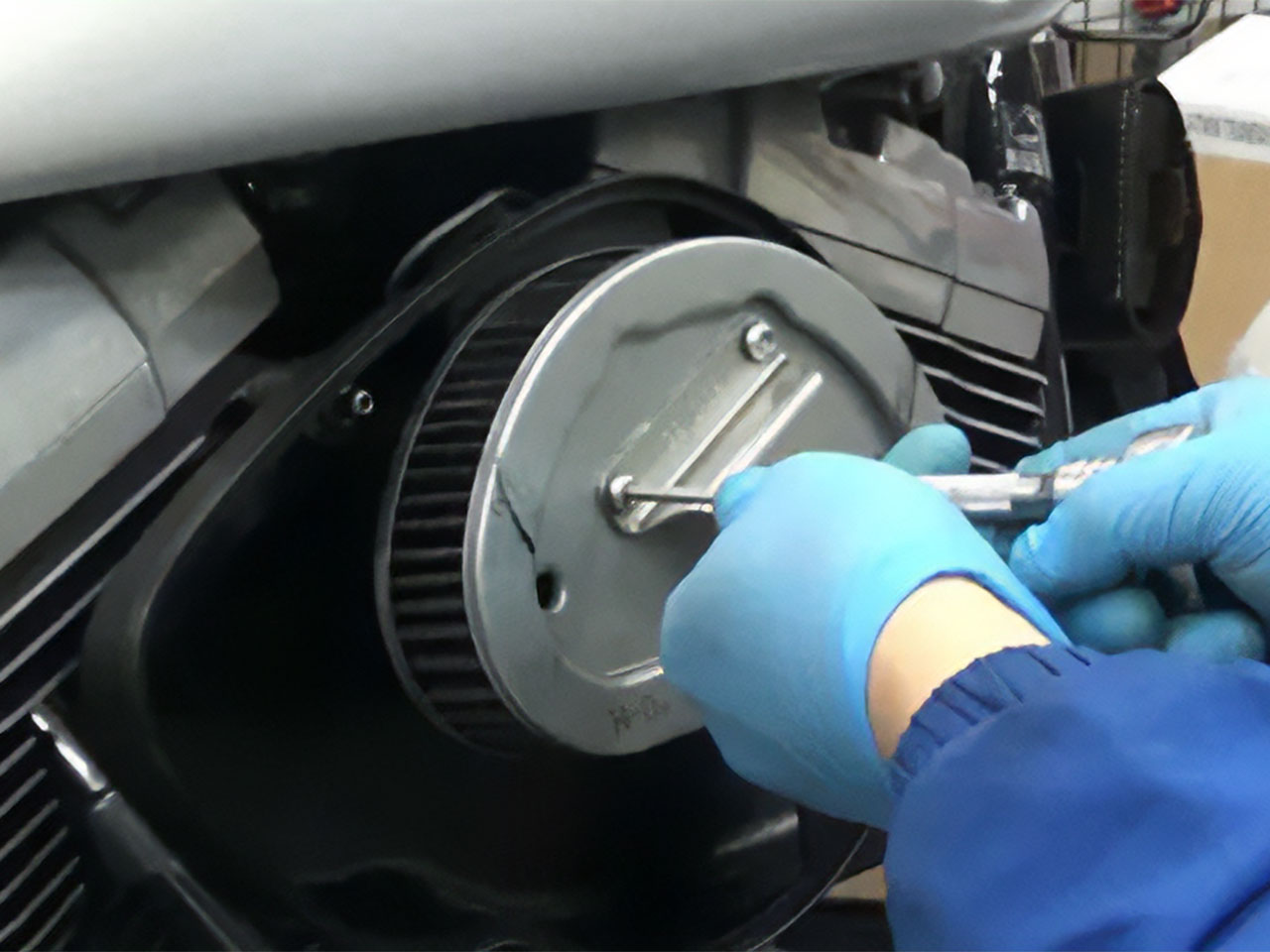 エアクリカバーを外す